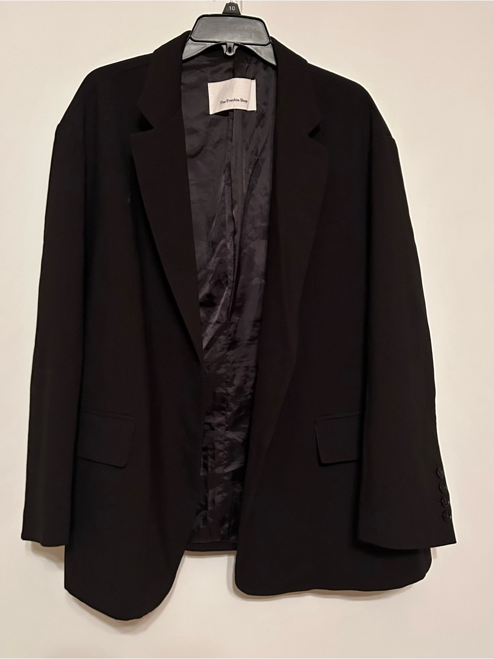 The Frankie Shop Black Men's Blazer - Minimal Tailored Sport Coat